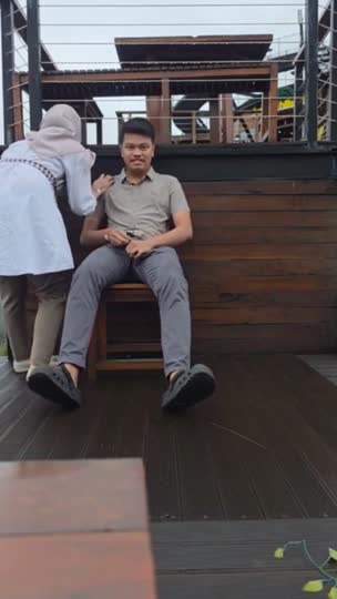 mencoba di outdoor