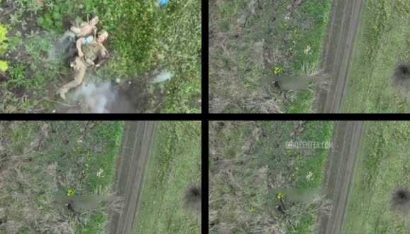 Grenade dropped from drone tears off leg of Ukrainian soldier