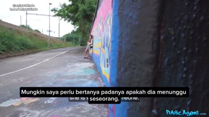 Barat Sub Indo – Public agent – Ajak pelajar cantik bercinta di bawah jembatan