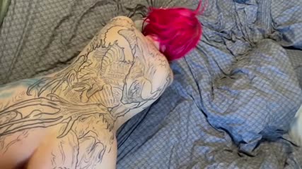 Inkedslut needs it rough! Fill me up daddy