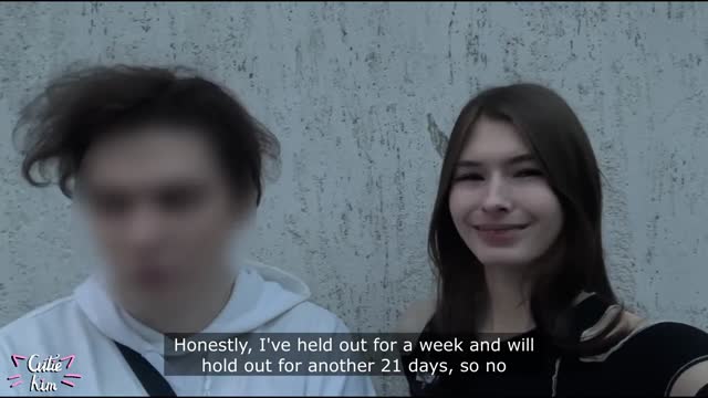 Sexy Girl Brought an Stranger Guy to Orgasm so that he went to the Dark Side in no Nut November