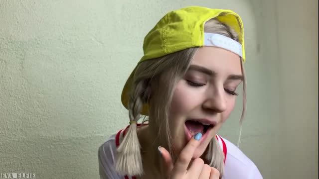 Horny Schoolgirl Teases Her Classmate And Gets Covered In Cum