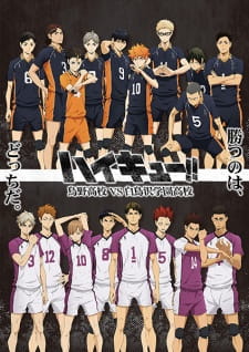 Poster Haikyuu Karasuno Koukou Vs Shiratorizawa Gakuen Koukou