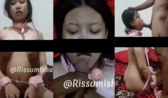 BDSM Pacar Jadi Lonte Pribadi Rissamishu Suka Dipejuin Tuan