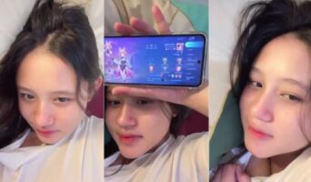 Becca Cantik Gak Pake Bra Sleep Call Manja Yuk