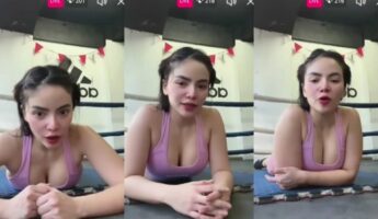 Belahan Dada Dinar Candy Vlog Gym Body HOT Instagram
