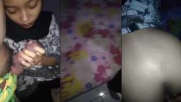 Bumil Hijabers Tocil Kocokin dulu Sebelum Doggystyle