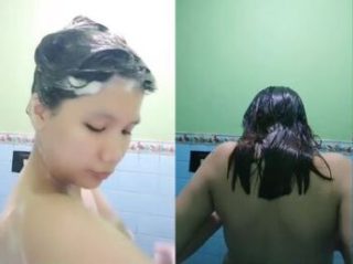 Dedek Diana Jasmine DreamLive Siaran Langsung Mandi