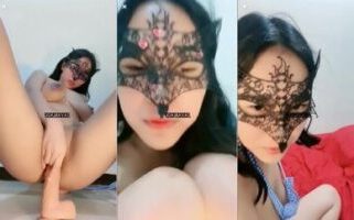Mei Cosplay Baju Biru Omek Pake Dildo Spek Entotable
