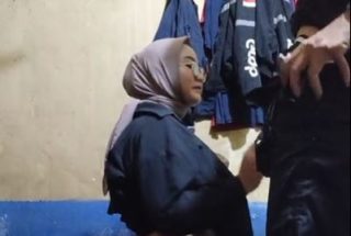 Pasangan Sejoli Mesum di Kost-an Jilboobs Semok BBW