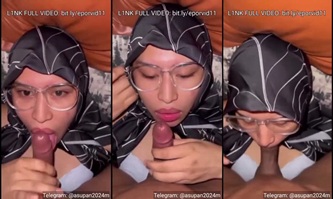 Indo Hijab Cantik Jago Nyepong
