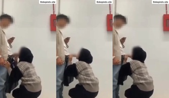 Hijab Ngewe Sama Pacarnya Diruang Ganti Mall