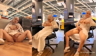 Hijab Sange Ditempat Kerja Colmek