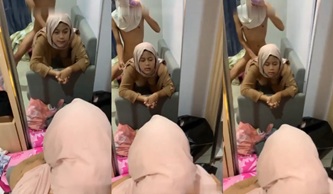 Temen Kampus Hijab Nurut Banget Diajakin Ngewe