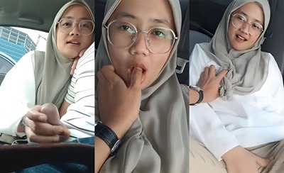Hijab Ukhty Kebelet Sange Di Dalam Mobil Full