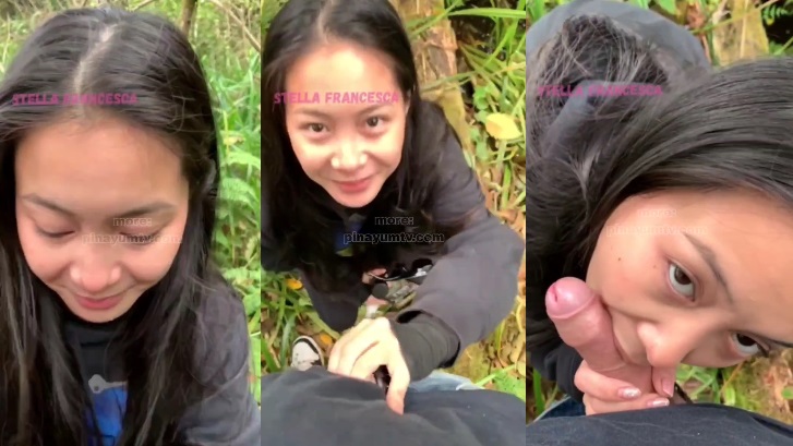 Indo – Dedek Gemes Sepongin Cowoknya Yang Lebih Tua di Kebun