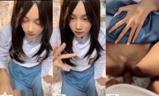 Indo – Gadis Muda SMA Main Dengan Pacar Bolos Sekolah