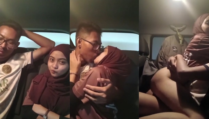 Indo – Jilbab Imut Ngewe di Mobil Main Diatas