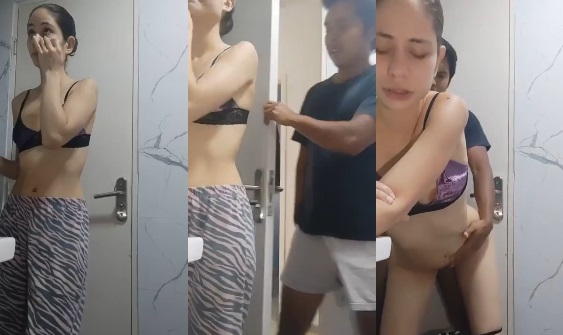 Indo – Lagi Make Up Tiba-tiba Satpam Rumah Masuk