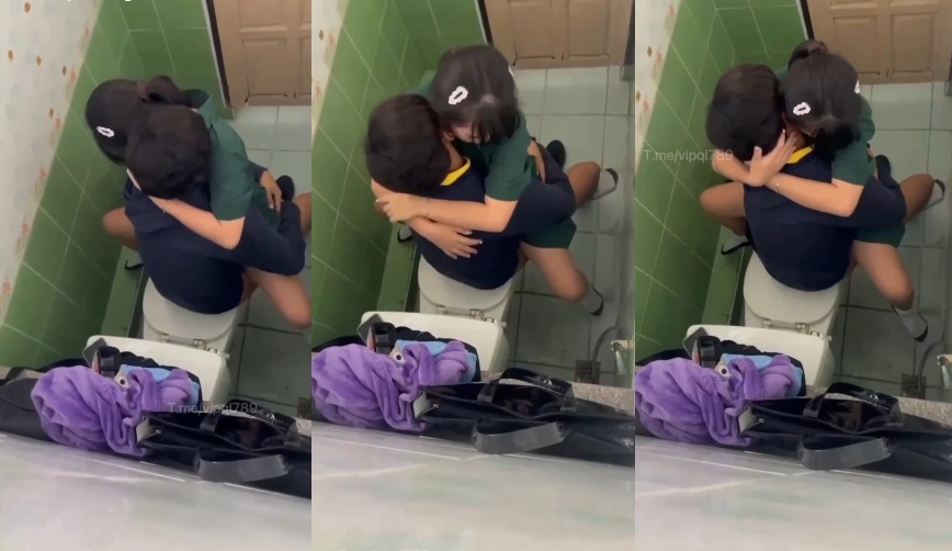 Indo – Pasangan Nekat Ngewe Di Toilet Sekolah