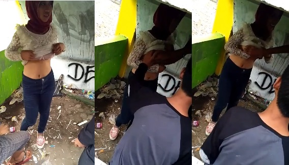 Indo – Pernah Viral Gadis Desa Digrepe Di Tongkrongan