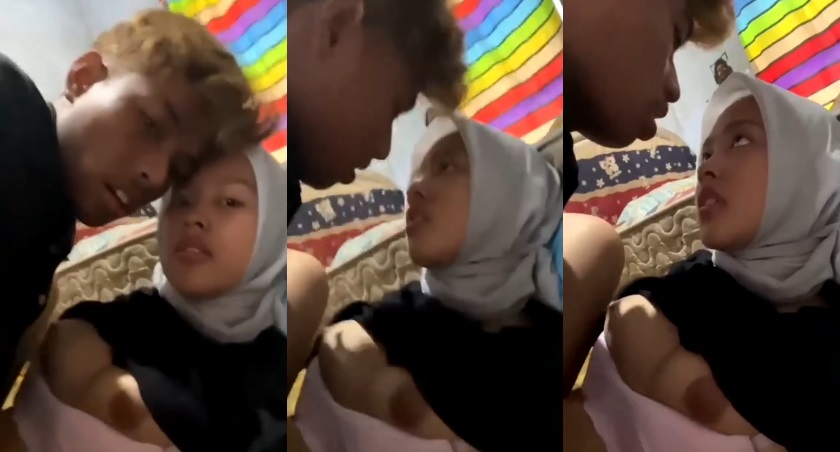 Indo – Ukhti Jilbab Dipake Pacar Jamet