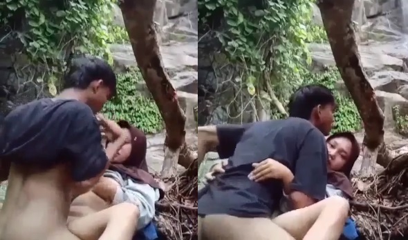 Terbaru – Pasangan Kekasih Ngewe di Curug Ceweknya Keenakan