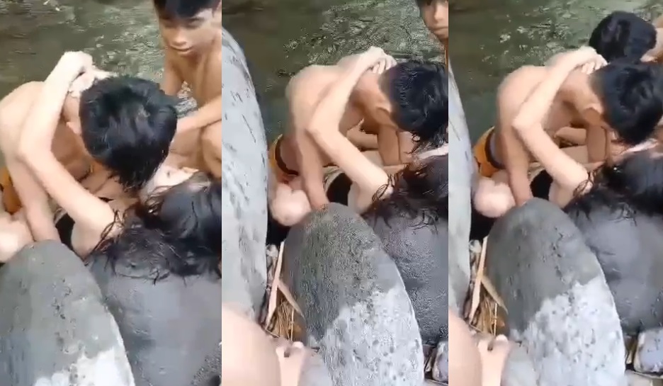 Bokepindo – Main Di Curug Dipake Sama Temen-temen Cowok