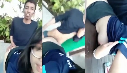 Bokepindo – Ngewe Ditaman Cowoknya Dikasih Jatah Ceweknya Sangean