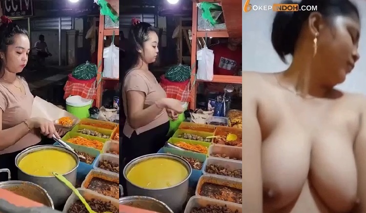 Mbak Pedagang Nasi Kuning Viral