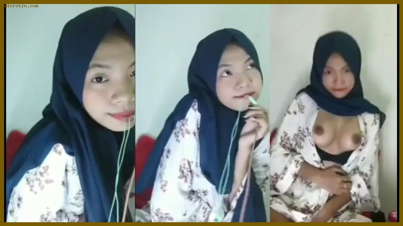 Cewek Hijab Hitam Cantik Hobi Vcs Masturbasi