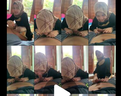 Cewek Jilbab Istri Orang Suka Banget Ngisep Kontol Aku