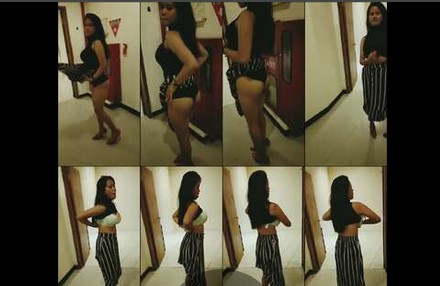 Siskaeee Buka Baju Di Lorong Hotel