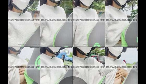 Siskaeee Naik Gojek Sambil Pamer Nenen
