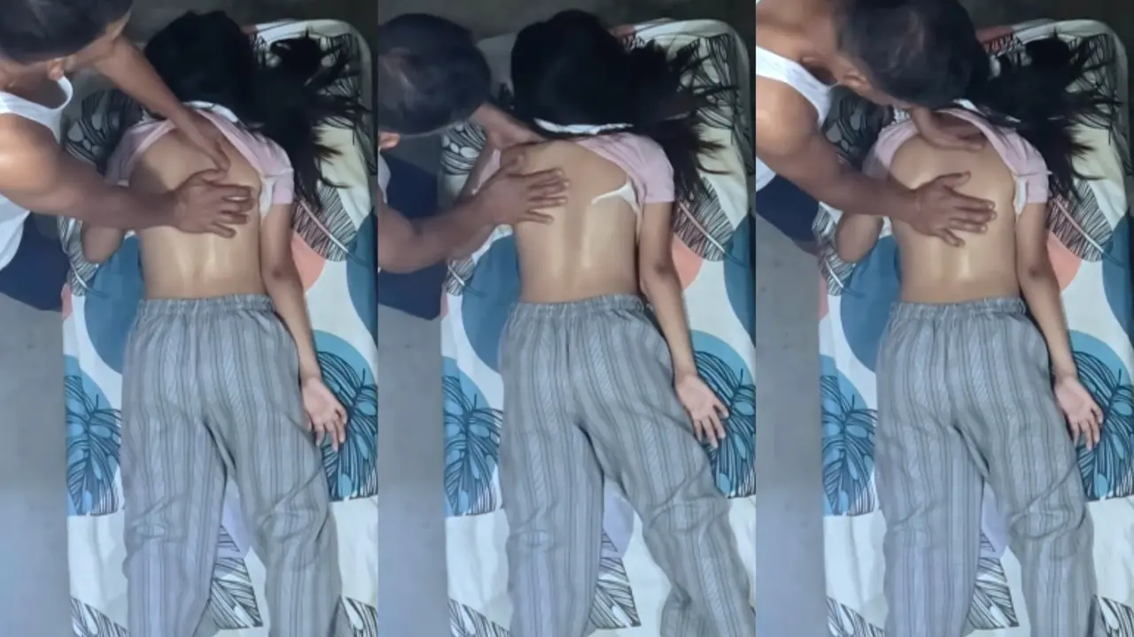 Bapak tiri yg sakit kaki yg dilinit badan nya 2