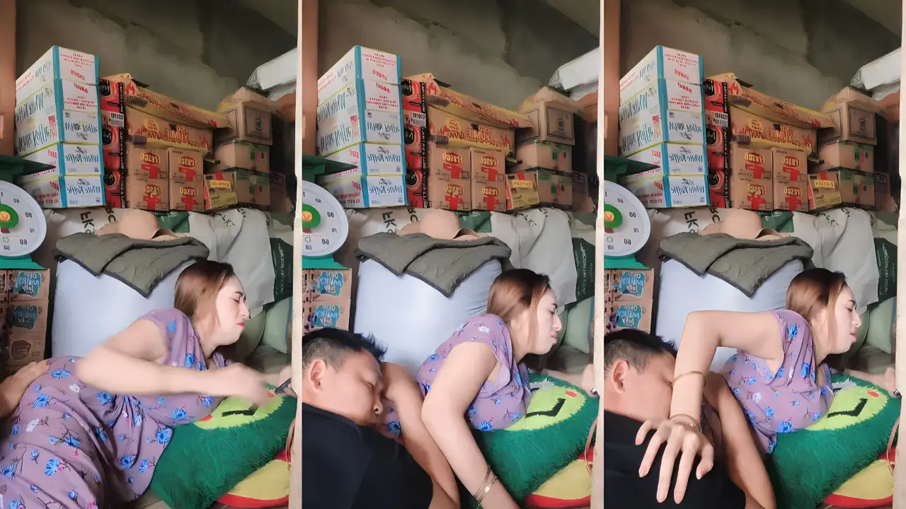 Bersandar di pantat binor semok