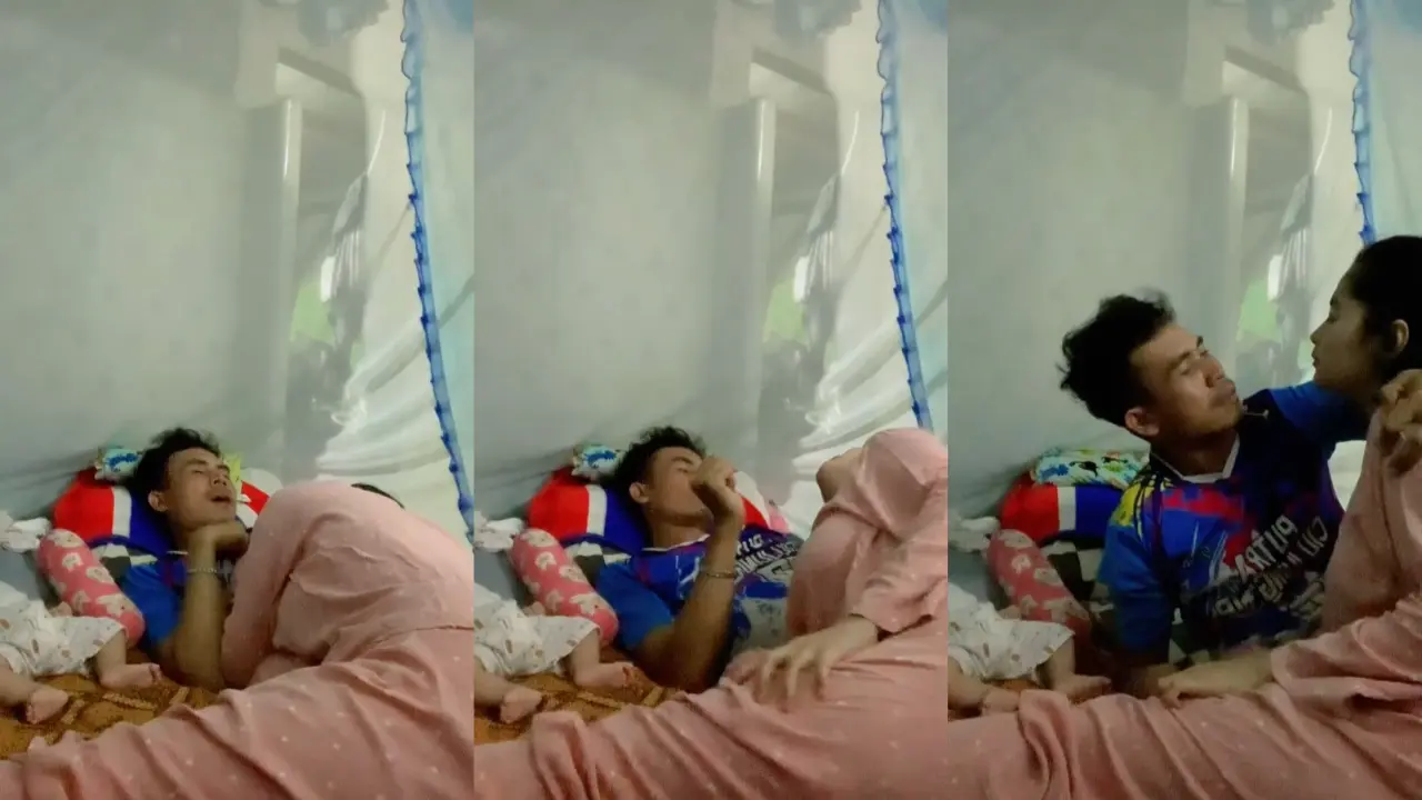 Binor bangunin selingkuhan nya sebab suami nya akan pulang