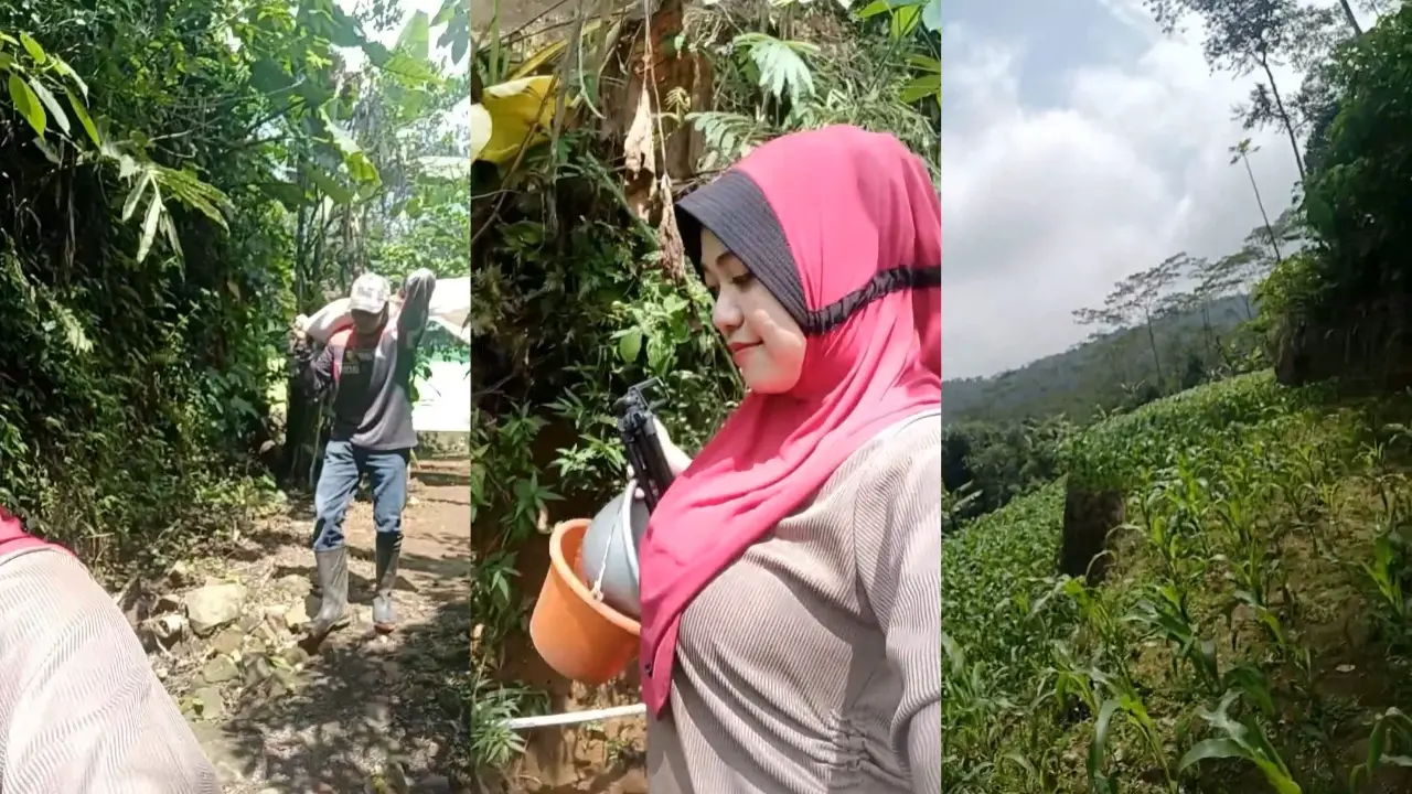 Binor live ending nya ngewe sama tukang kebun
