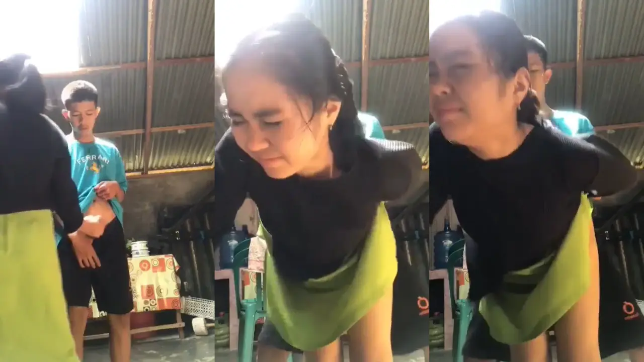 ABG cantik di doggy-style di dapur