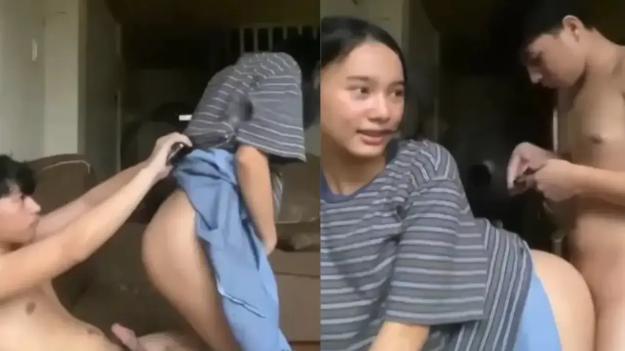 ABG pulang sekolah lanjut bikin konten ngewe