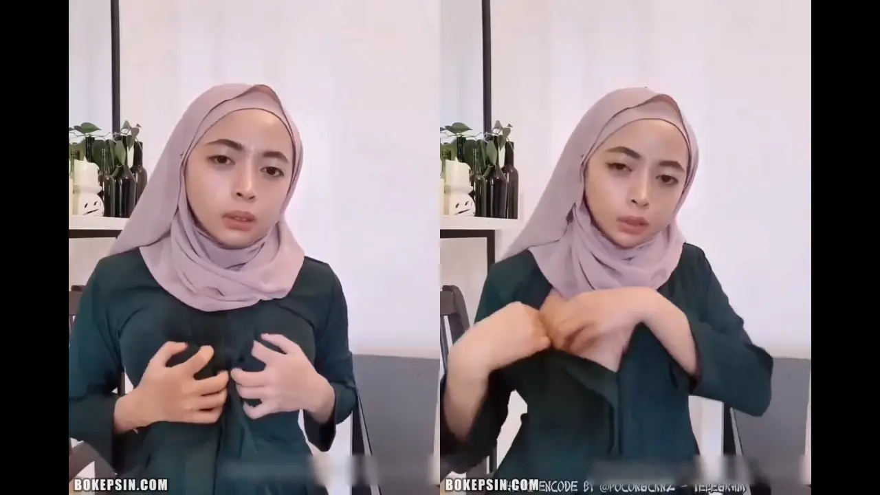 Indo Hijab Menikmati Banget Remas Toketnya