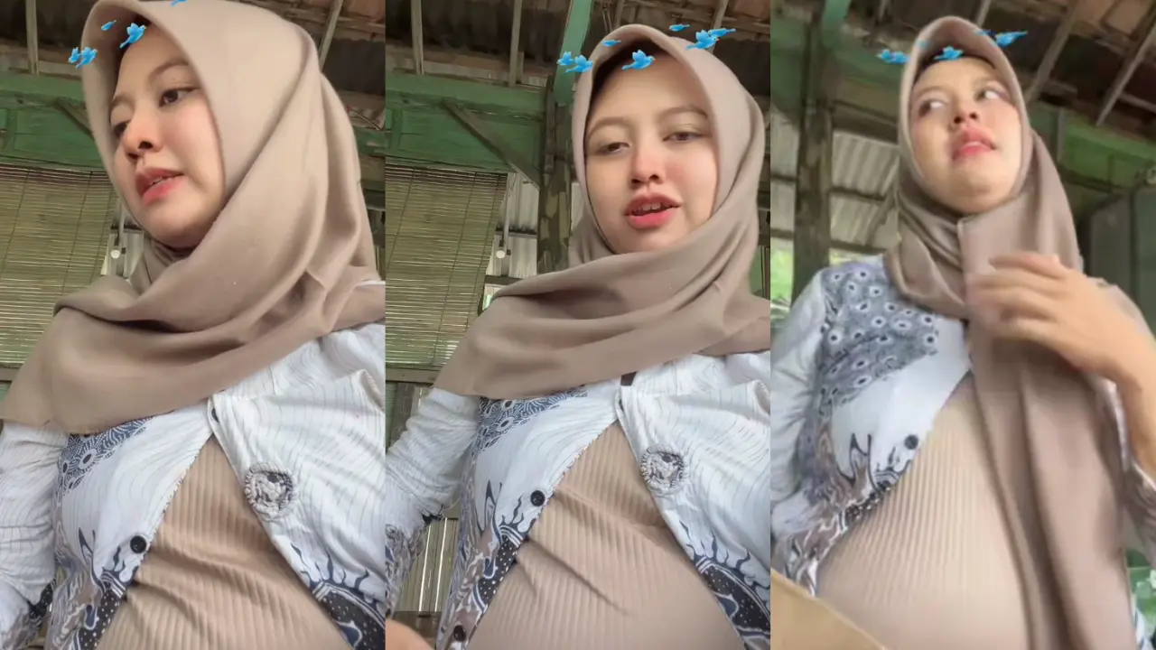 Bu guru hamil live sambil ngobrol sama teman (1080)