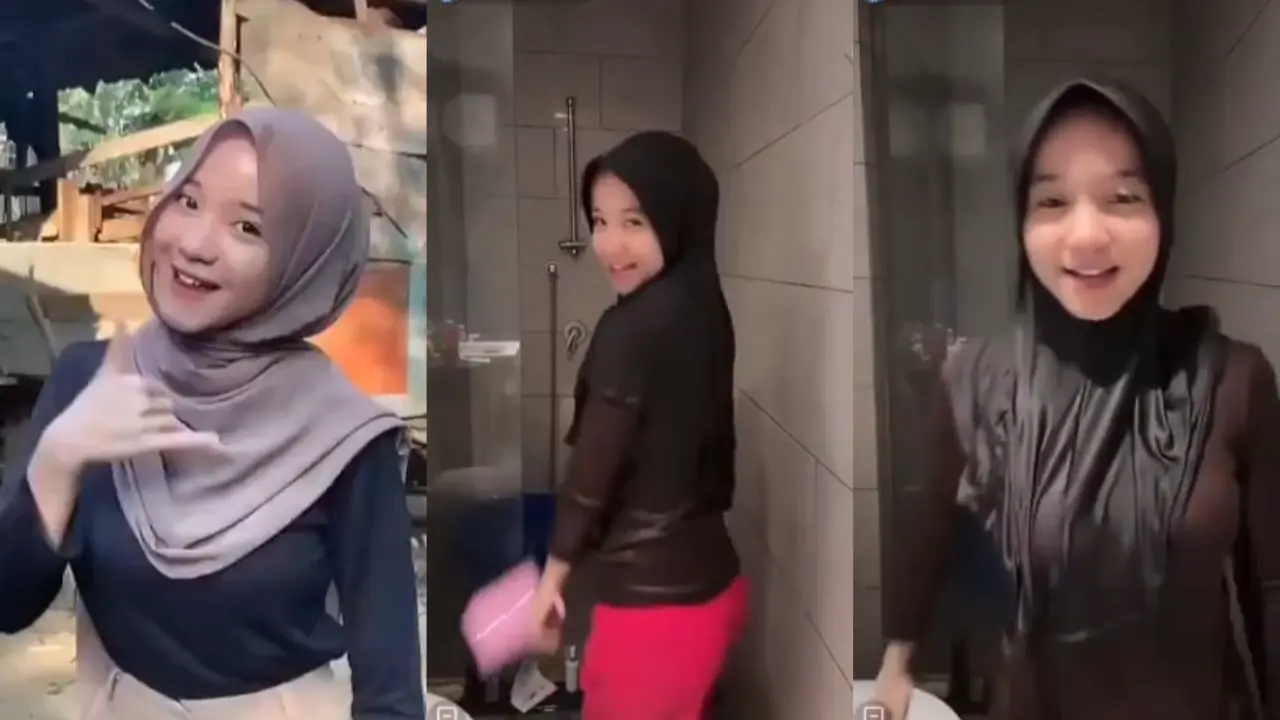 Cewek Tiktokers heyhest Blunder Mandi Anu Basah Viral