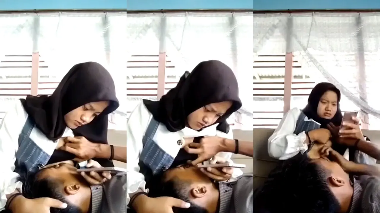 Ceweknya bilang udah yankk aduh jangan di gigit anyinggg