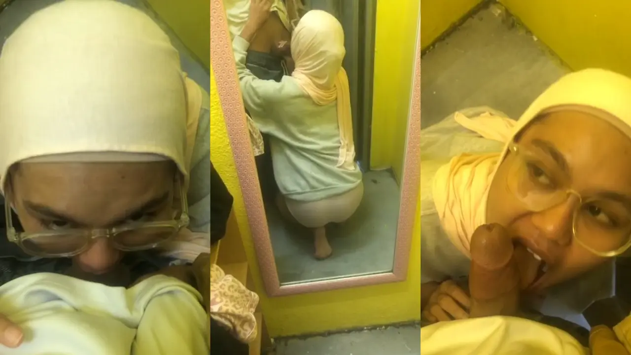 Disepongin sampe mentok sama tante di ruang ganti mall