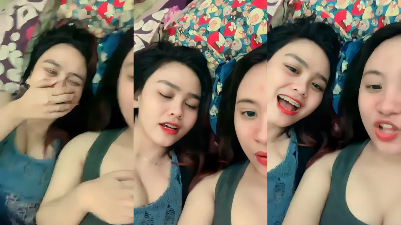 Dua Gadis Live Mesum Godain Pascol