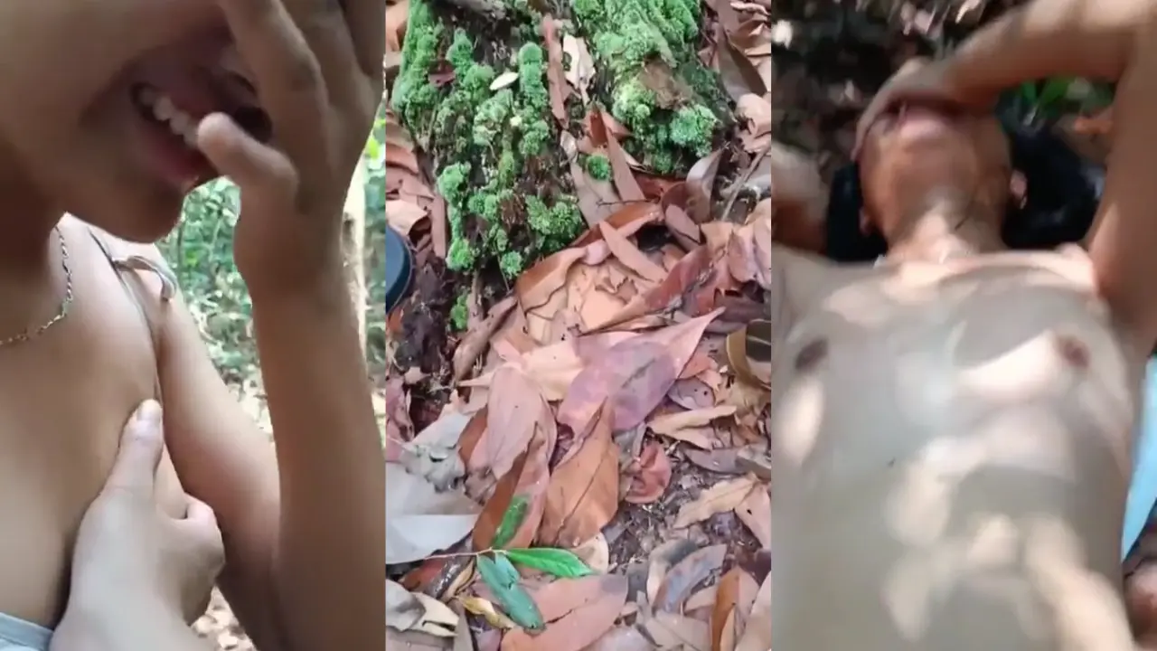 dua sejoli kebelet ngewe dihutan sama ayank