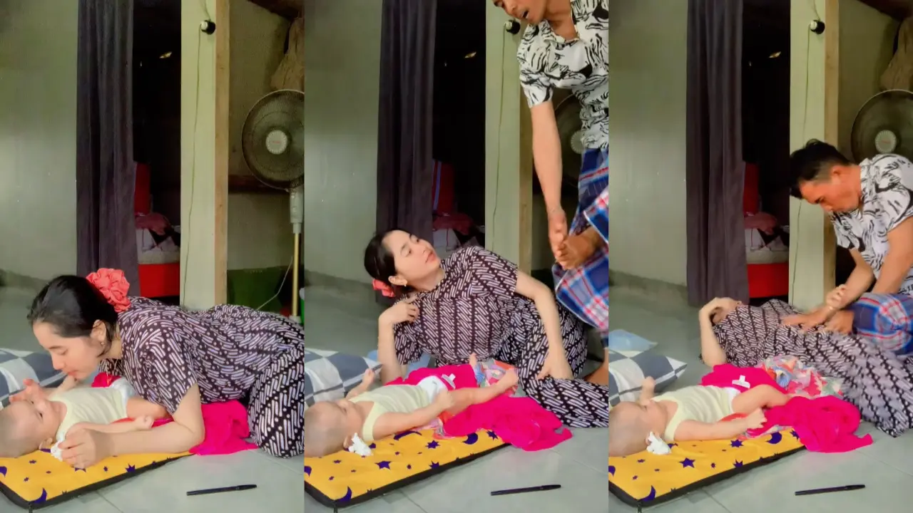 Grepek binor mumpung suaminya gak ada gaes