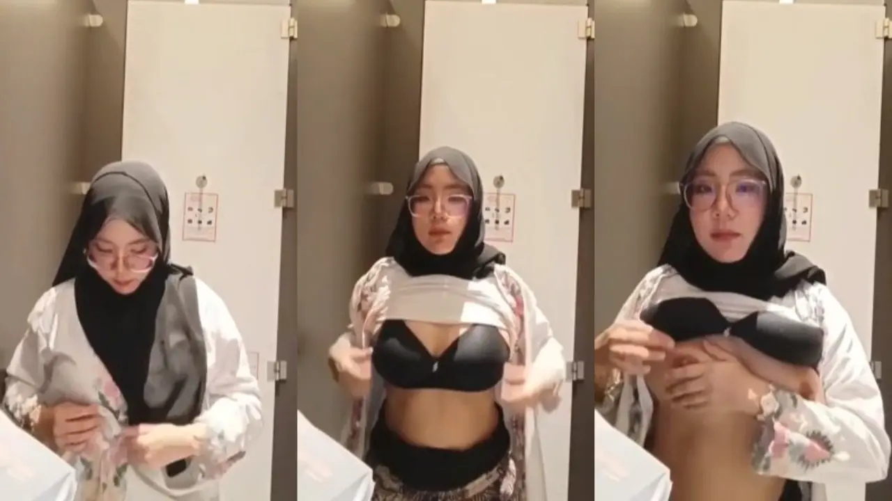 Hijab cantik pamer toket imut