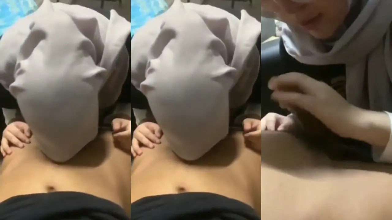 hijab nyepong kontol
